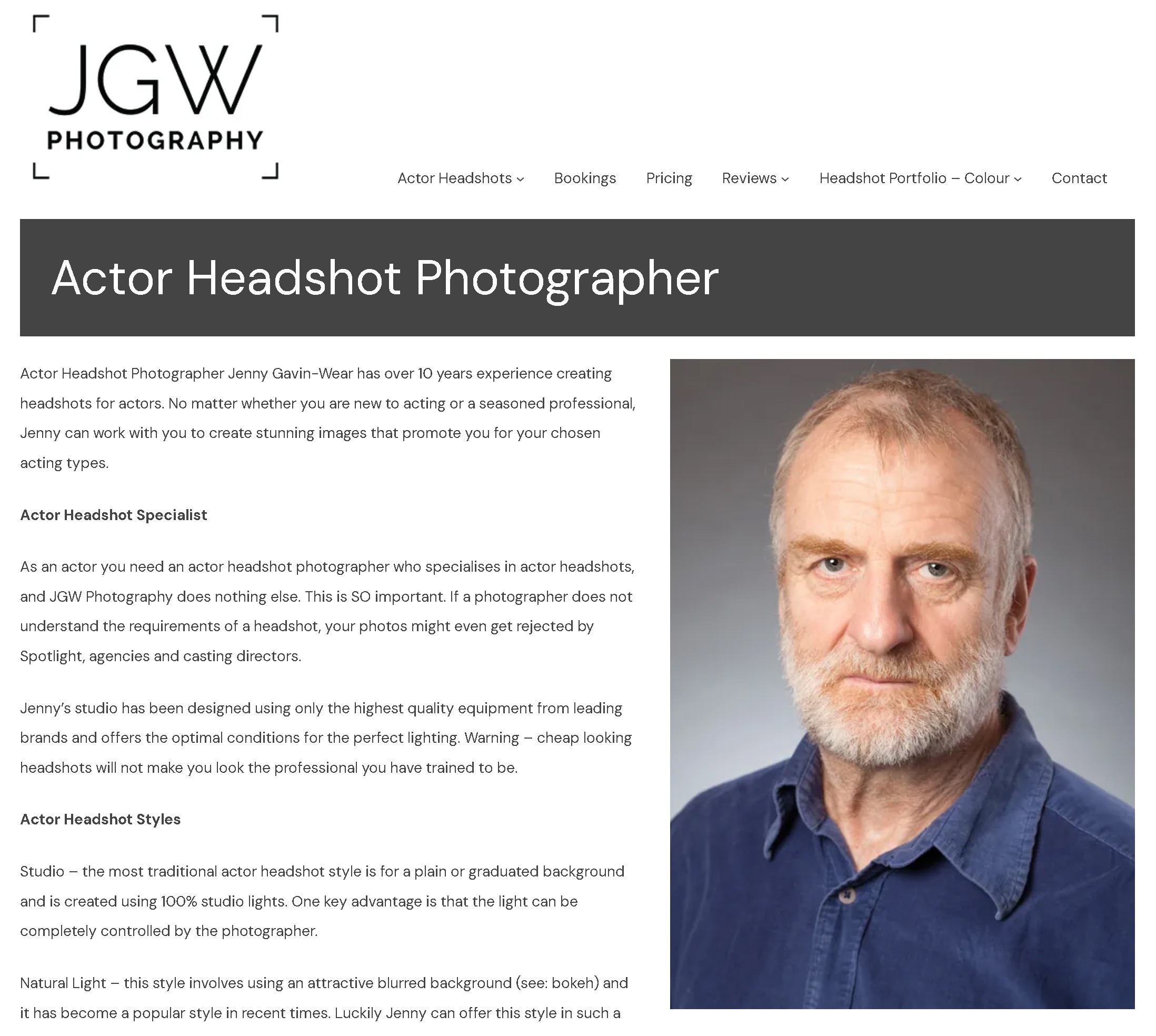 JGW Photography: New Website